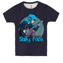 Дитяча 3D футболка Саллі з гітарою - SALLY FACE