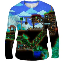 Чоловічий 3D лонгслів Terraria