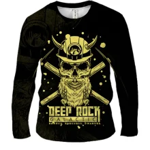 Мужской 3D лонгслив Deep Rock Galactic - Danger Darkness Dwarves
