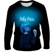 Мужской 3D лонгслив Взрослый Салли - SALLY FACE