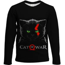 Детский 3D лонгслив CAT of War
