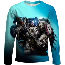 Детский 3D лонгслив Gray Knights - WH40k