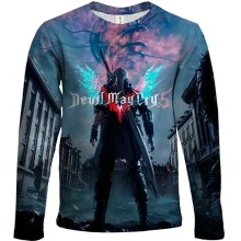 Детский 3D лонгслив Devil May Cry 5