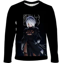 Детский 3D лонгслив Nier - 2B