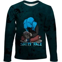 Детский 3D лонгслив Грустный Салли - SALLY FACE