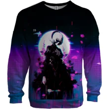 3D світшот 2B, neon - Nier: Automata