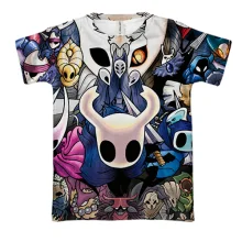 3D футболка Персонажі гри - Hollow Knight