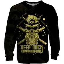 3D свитшот Deep Rock Galactic - Danger Darkness Dwarves