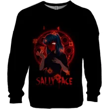 3D свитшот Салли и символы - SALLY FACE