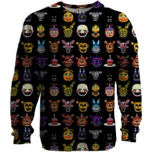 3D свитшот Five Nights at Freddy's, паттерн