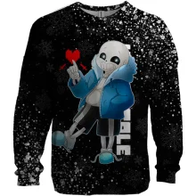3D свитшот Новогодний Санс - Undertale