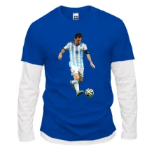 Комбинированный лонгслив c Lionel Messi 2