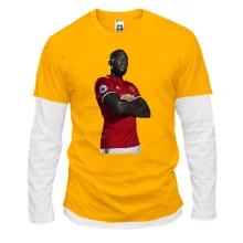 Комбинированный лонгслив с Romelu Lukaku