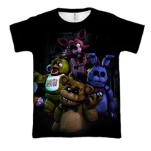 3D футболка Аніматроніки - FNaF