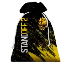 Подарунковий мішечок Standoff 2 Gold skull (2)