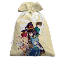 Подарочный мешочек Да благословят боги этот прекрасный мир! (KonoSuba)