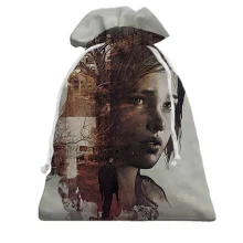 Подарочный мешочек The Last of Us с Элли на фоне пейзажа
