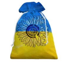 Подарочный мешочек Ukraine (с подсолнухом)