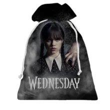 Подарочный мешочек Wednesday и Thing