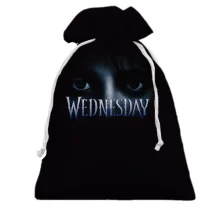 Подарочный мешочек Wednesday с глазами Уэнсдэй