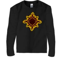 Детский лонгслив Godsmack fire logo