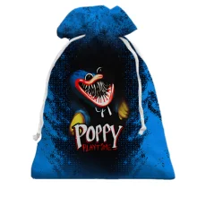 Подарочный мешочек Poppy Playtime с Хагги Вагги и синими брызгами
