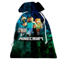 Подарочный мешочек Minecraft (Майнкрафт)