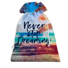 Подарунковий мішечок Never stop dreaming