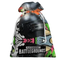 Подарунковий мішечок со шлемом із PUBG