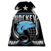 Подарочный мешочек Blue Hockey
