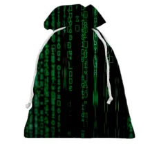 Подарочный мешочек Matrix pattern