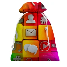 Подарунковий мішечок Multicolor icons