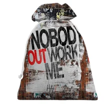Подарунковий мішечок Nobody outworks me