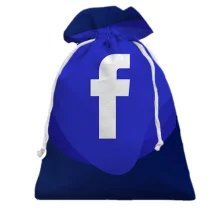 Подарочный мешочек с Facebook