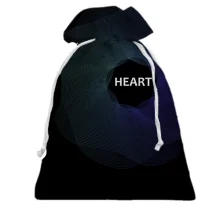 Подарочный мешочек с надписью "Heart"