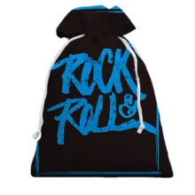 Подарочный мешочек Rock & Roll в стиле голубого граффити