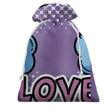Подарочный мешочек Pop art love