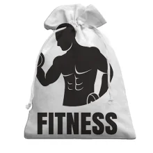 Подарочный мешочек Fitness Gym с атлетами