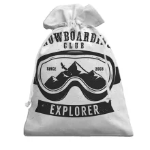 Подарочный мешочек Snowboarding Explorer