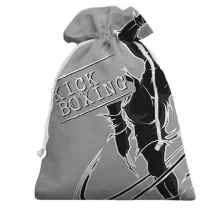 Подарунковий мішечок Kick Boxing із силуетом бійця