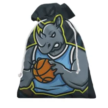 Подарунковий мішечок Basketball носорог