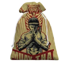 Подарочный мешочек с борцом Muay Thai