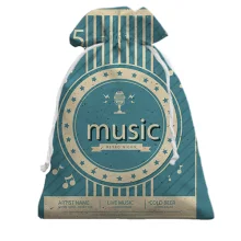 Подарунковий мішечок music guitar