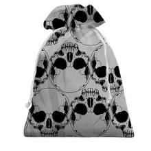 Подарочный мешочек Skull pattern