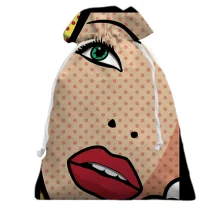 Подарунковий мішечок Girl Pop Art