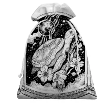 Подарочный мешочек Turtle Art Tattoo