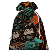 Подарочный мешочек Music Instruments Pattern