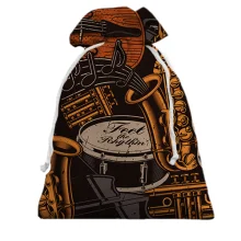 Подарочный мешочек Music Instruments with Notes