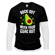 Комбинированный лонгслив Rick out