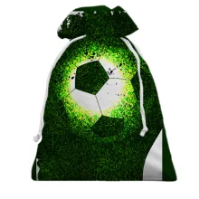 Подарочный мешочек Football Grass Head